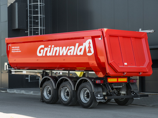 Полуприцеп самосвальный GRUNWALD 31куб.м (сталь)